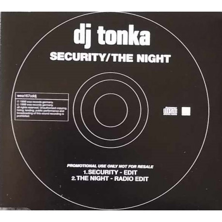 DJ Tonka - Security (Edit) / The night (Radio Edit)