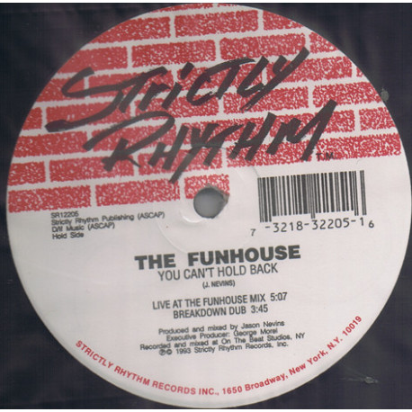 Funhouse - You Cant Hold Back (Funhouse Mix / Breakdown Dub) / Feel The Bass / Give What You Can Give