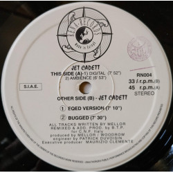 Coco Steel & Lovebomb - Jet Cadett (Digital Mix / Ambience / Eqed Version / Bugged / 114 Mellow Mix / 114 Club Mix) 2x12"