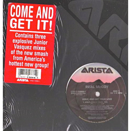 Real McCoy - Come And Get Your Love (Junior Vasquez Remix / Edit / Dub) 12" Vinyl Record SEALED