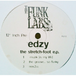 Edzy - Muzik (Is My Life) / The Groove....So Funky (samples Sugar Bear)  / Nex 2 U (12" Vinyl Promo)