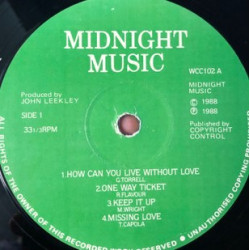 Midnight Music - Green Label LP feat Rare Grooves by Sheree Brown / Jean Terrell / Milton Wright (8 Tracks)