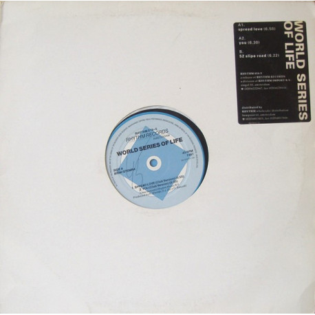 World Series Of Life - Spread Love (Club Version / Tulio De Vito Mix) / You (Club Version) 12" Vinyl