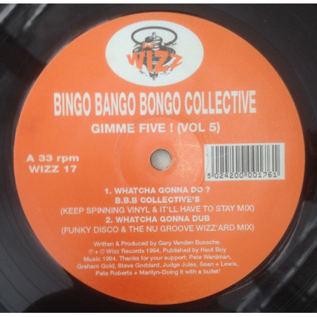 Bingo Bango Bongo Collective - Pastiche (Dr magic Remix) / Whatcha Gonna Do ( Hard 2 Dance Remix / 2 BBB Remixes)