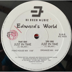 Edwards World - Just In Time (Piano House Mix / Organize Mix) 12" Vinyl Record