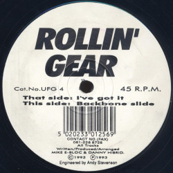 Rollin Gear - Ive Got It / Backbone Slide (12" Vinyl Record)