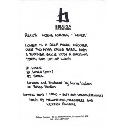 Lorne Walton - Lover (Original / Mix) / Babel (12" White Label Promo)