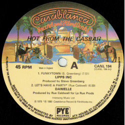 Lipps Inc - Funky town (Original 7.51 Disco mix)  4 Track EP feat Evelyn Thomas / Ultimate & Danielle