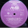 Amber - Colour Of Love (Colourful Club / Dub / Berman 12" / AJ Trenergy Hard Mix / Pop Mix) 12" Vinyl Promo