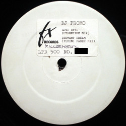 Killerhertz - Love Byte (Strontium Mix) / Distant Dream (Flying Fader Mix) 12" Vinyl Promo
