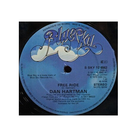 Dan Hartman - Free Ride / Love Strong (12" Vinyl Record)