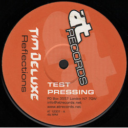 Tim Deluxe - Road Runner / Reflections (12" Vinyl Promo)