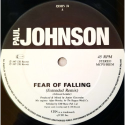 Paul Johnson - Fear Of Falling (Extended / 7" Mix) / That Was Yesterday (12" Vinyl Record)
