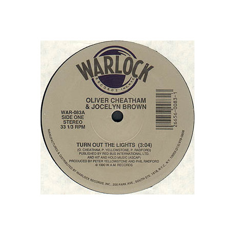 Jocelyn Brown - Somebody Elses Guy (1990 Version / 1990 Club Mix) / Turn Out The Lights (with Oliver Cheatham)