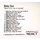 (CD) Baby Doc - Never A DJ - Live In Australia featuring Baby Doc Fat Tony & SJ feat Vocals of Steven Lucas - In dee village