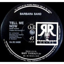 Barbara Sand - Tell Me Now (Vocal Version / Another Version) 12" Vinyl Record