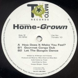 Home Grown - How Does It Make You Feel / Gourmet Conga Dub / Let The Bongos Dance (12" Vinyl Record)