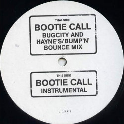All Saints - Bootie Call (Bugcity And Haynes Bump N Bounce Mix / Instrumental) 12" Vinyl Promo