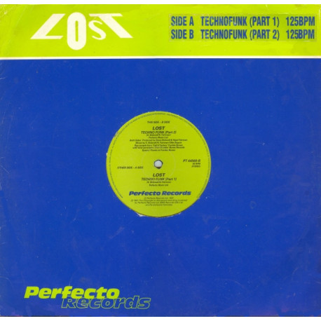 Lost - Technofunk (Part 1 / Part 2) 12" Vinyl Record