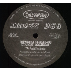 Index 968 - Secret Fantasy (TPs Plastic Soul Remix / Original Mix) 12" Vinyl
