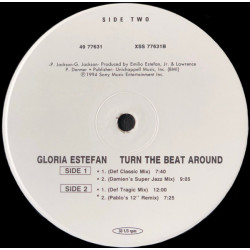 Gloria Estefan - Turn The Beat Around (Def Classic Mix / Def Tragic Mix / Damiens Super Jazz Mix / Pablo 12" Remix)