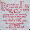 Rozalla - You Never Love The Same Way Twice (Joey Negro Extended Mix / Stone & Nick Club Mix / LTI Classic Paradise Mix)