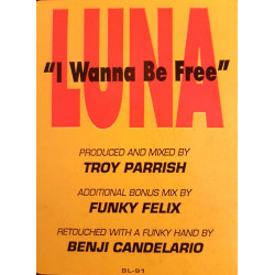 Luna Project - I Wanna Be Free (Higher Mix / Parrish House Mix / Troys Dub) 12" Vinyl Record