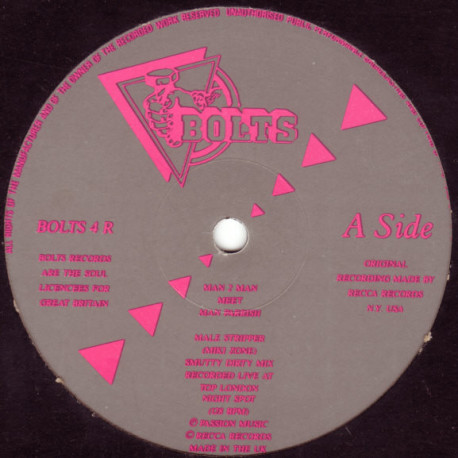 Man 2 Man Meets Man Parrish - Male Stripper (Part 1 / Part 2 / Smutty Dirty Mix) 12" Vinyl Record