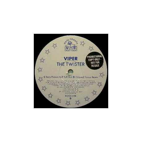 Viper - The Twister (Original Fiocco Remix / Terry Francis Ruff Tuff Dub) 12" Vinyl Promo