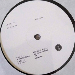 Blake - Doctors, Dentists & Architects / Mr Nex - B Boy Shout (1 Record From Explicit Beats 3LP)