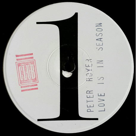 Peter Royer - Love Is In Season (Extended Version / Instrumental) 12" Vinyl Promo