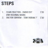 (CD) Steps - Chain Reaction (Radio Edit) / One For Sorrow (Tony Moran 7" Mix) Promo