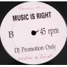 Musto & Bones - Music Is Right (Techno Mix / R&B Mix) 12" Vinyl Promo