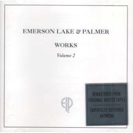 (CD) Emerson Lake & Palmer - Works Vol 2 (12 Tracks)