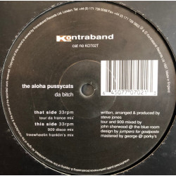 Alpha Pussycats - Da Bitch (Tour Da France Mix / 909 Disco Mix / Freewheelin Franklins Mix) 12" Vinyl