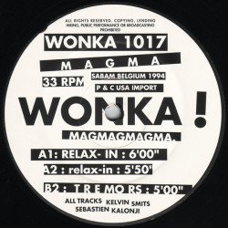 Magma - Relax In (2 Mixes) / Tremors (12" Vinyl Record)