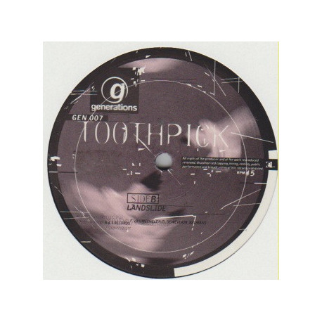 Toothpick - Catch The Pigeon / Landslide (12" Vinyl Record)