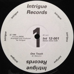 Intrigue - One Touch / Touch Down (12" Vinyl Record) Looks Unplayed