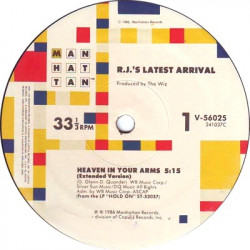 RJs Latest Arrival - Heaven In Your Arms (Extended / Instrumental / Radio Edit) 12" Vinyl Still In Shrinkwrap