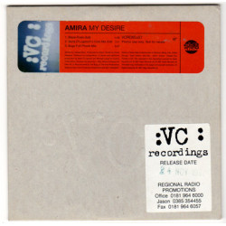 (CD) Amira - My Desire (Blaze Radio Edit / Boris D'Lugoschs Club Mix Edit / Bugz Full Phunk Mix)