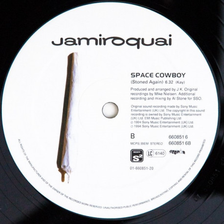 Jamiroquai - Space Cowboy (Original Version / Stoned Again) / Journey To Arnhemland (12" Vinyl Record)