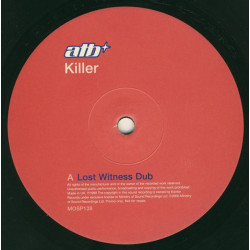 ATB - Killer (Lost Witness Dub / Trevor & Simon Remix) 12" Vinyl Promo
