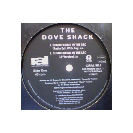 Dove Shack - Summertime In The LBC (LP Version / Edit / Instrumental) Bomb Drop (Instrumental)