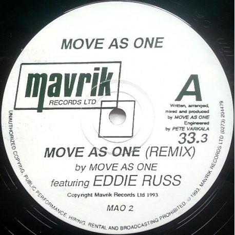 Move As One - Move As One (Remix) / Aint Gettin Enough