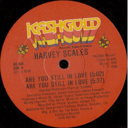 Harvey Scales - Are You Still In Love (4 Original Mixes) 12" Vinyl Record