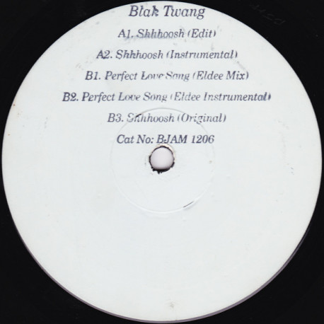 Blak Twang - Shhhoosh (Original Mix / Edit / Instrumental / Eldee Mix / Eldee Inst) 12" Vinyl Promo