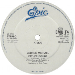 George Michael - Father Figure (Vocal Mix / Instrumental)  / Loves In Need Of Love Today (Stevie Wonder Cover)