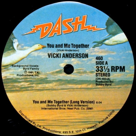 Vicki Anderson - You And Me Together (Long / Rapp / Short Version) 12" Vinyl Record