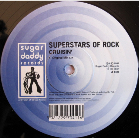 Superstars Of Rock - Strobelight Serenade (Original Mix / A Man Called Adam Danceteria Mix) 12" Vinyl
