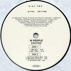M People - Excited (M People Master Mix / M People Dub / MK Mix / MK T Mix / MK Snow Call Dub)